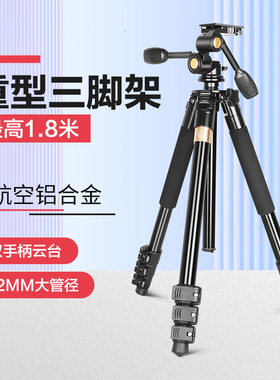 轻装时代Q620三脚架单反相机专业DV佳能摄影摄像机三维云台三角架