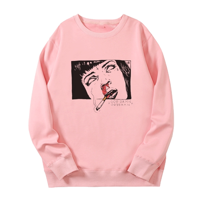 圆领卫衣昆汀pulpfiction封面