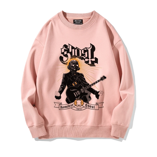 Ghost B.C乐队同款周边潮流纪念款圆领卫衣Papa瑞典硬摇滚乐队潮