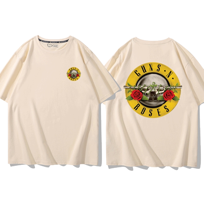 乐队潮流休闲短袖纯棉男女