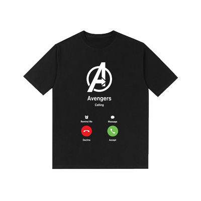 marvel漫威T恤复仇者联盟联名美国队长钢铁侠周边夏季短袖半袖潮