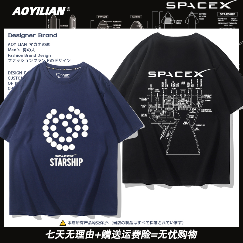 发射衣服SPACEX猛擎发动机