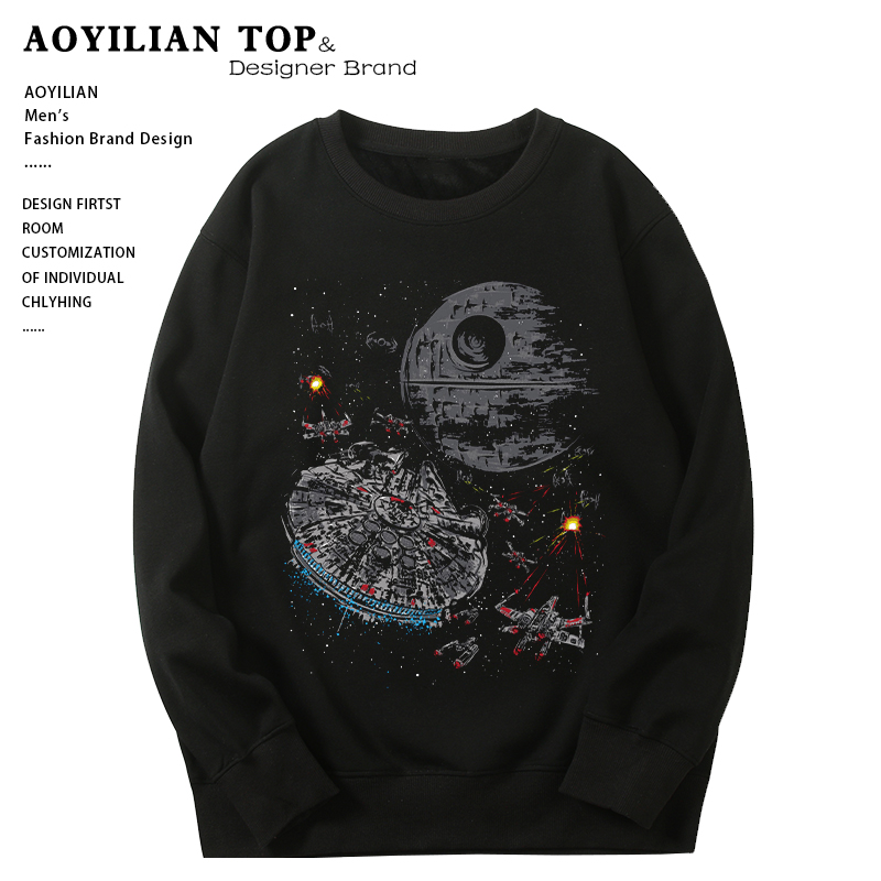 圆领卫衣starwars达斯维达原力