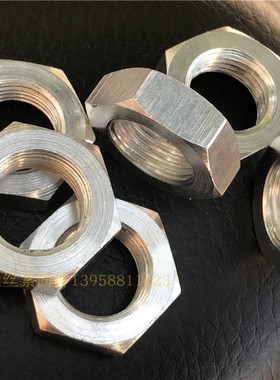 六角薄螺母气缸螺帽M12M14M16M18M20X1M22M24M26x1.5M27M28M30*。