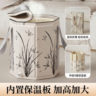 可折叠泡脚桶过膝过小腿家用便携式高深洗脚桶保温养生泡脚桶