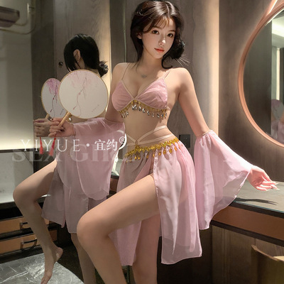 宜约内衣性感异域风情公主敦煌飞天汉服古风分体制服套装cos睡裙