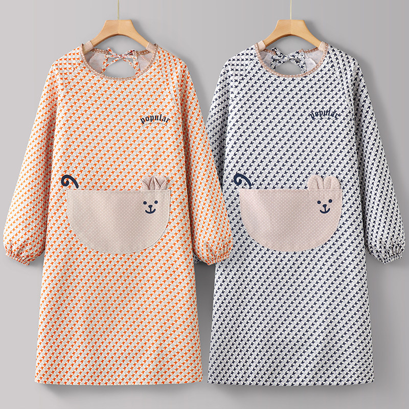 罩衣女2025新款冬上班专用年轻款长袖围裙厨房家用外穿洋气工作服,家庭/个人清洁工具,围裙,淘宝优惠券,粉丝福利购,淘宝优惠卷