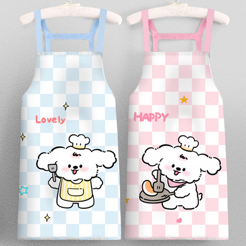 围裙家用厨房做饭围腰女透气可爱