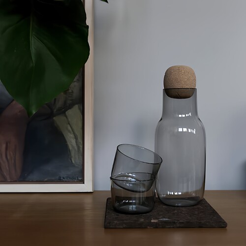 现货丹麦muuto正品玻璃餐具水瓶