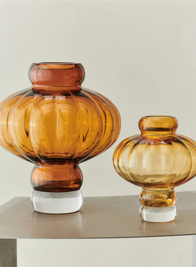 现货 丹麦进口Louise Roe花瓶 Balloon气球玻璃陶瓷装饰摆件北欧