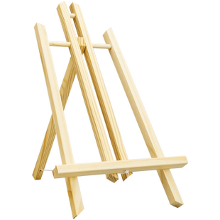 迷你小画架木质初学者台式桌面画架美术生专用水粉展示架可折叠画画三角架水彩8k画板便携儿童素描桌上油画架