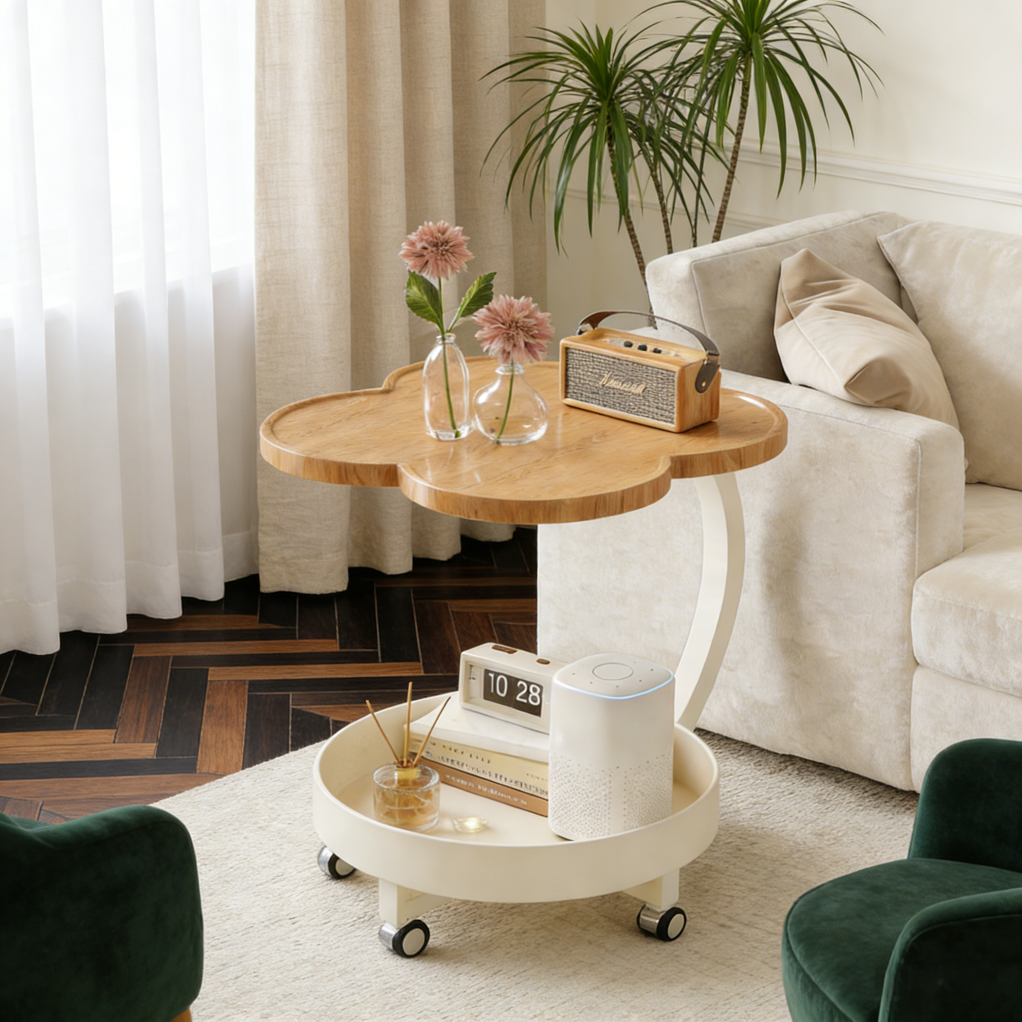 复古沙发边几阳台小茶桌小桌子高级床头边柜可移动沙发旁边小桌子,住宅家具,角几/边几,淘宝优惠券,粉丝福利购,淘宝优惠卷