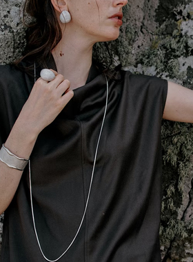 简约时尚百搭鎏金细链项链