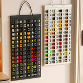 小汽车收纳神器挂袋墙上儿童1 64车模型风火轮多美卡玩具车展示架