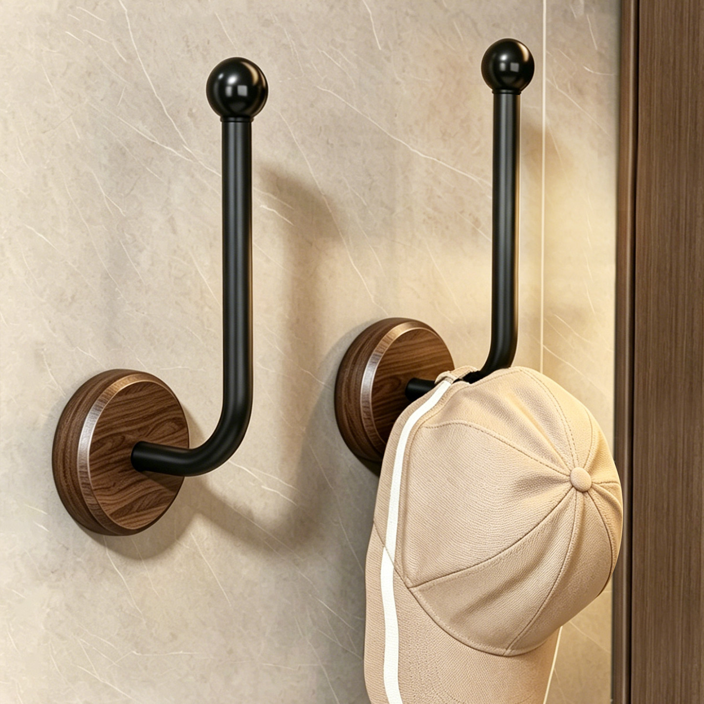 帽子收纳神器家用宿舍衣柜多功能挂钩衣架免打孔鸭舌棒球帽展示架
