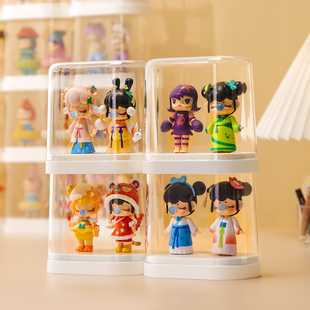 手办展示架透明亚克力高乐积木家园2泡泡特玛模型小摆件盲盒收纳