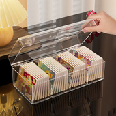 卡片收纳盒透明亚克力分格桌面奥特曼叶罗丽展示架卡牌卡小卡位盒