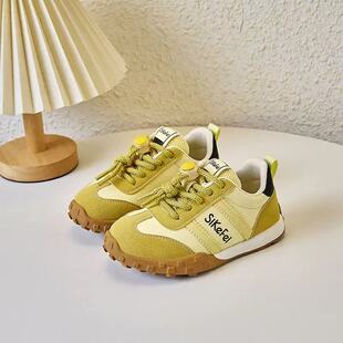 儿童德训阿甘鞋2026春秋季新款女童超火运动鞋男童板鞋小女孩鞋子