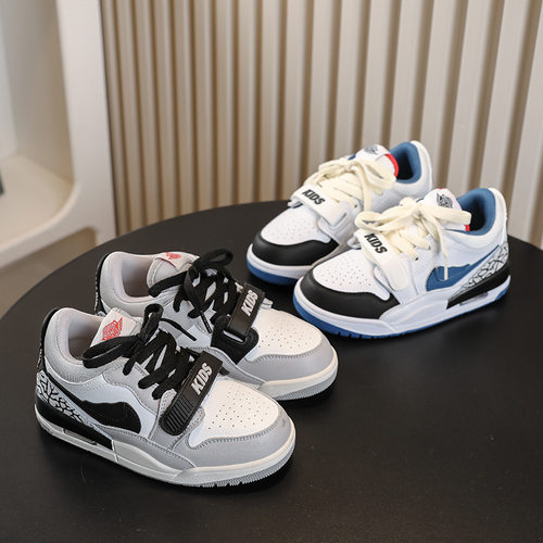 儿童板鞋低帮气垫秋季