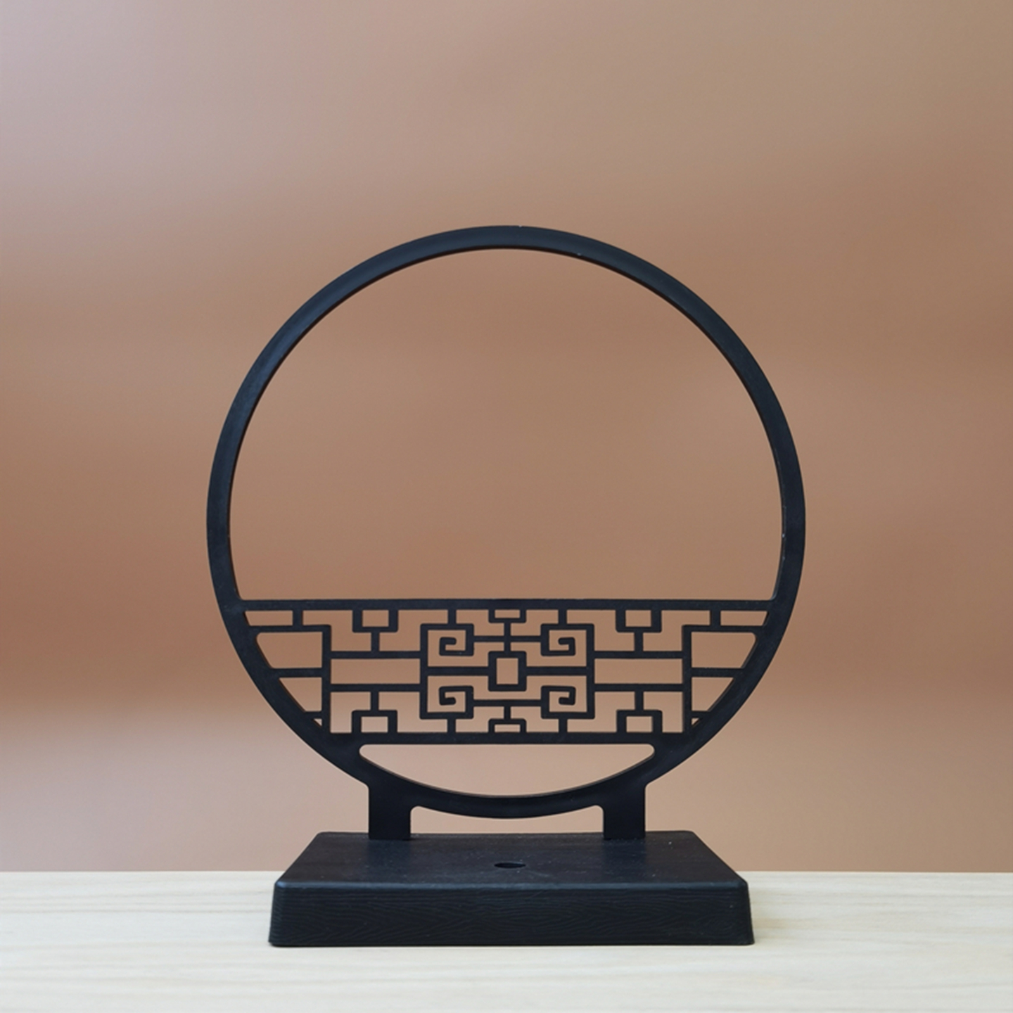 中国风塑料小屏风摆件