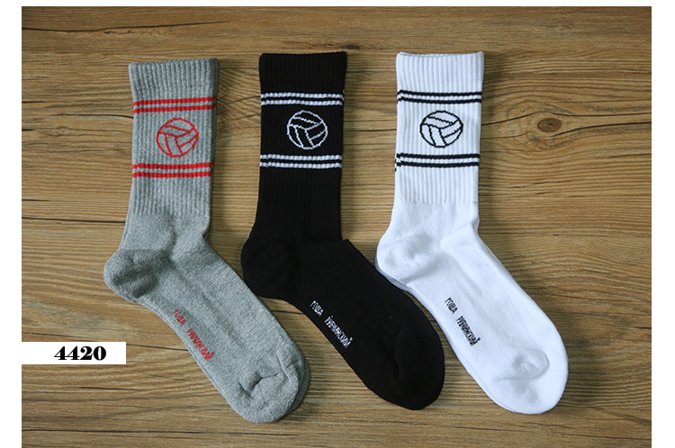 现货Go*sha17aw新款灰色排球Logo条纹纯棉毛巾底运动短袜子|msdalam kategori beg sukan/pakej luar/Fitting, sarung kaki sukan - dari Buy2taobao.com untuk memberikan perkhidmatan ejen Taobao profesional membeli