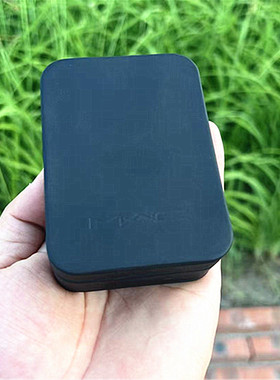 包邮魅可MAC黑色方形仿皮硬质唇膏口红随身收纳盒小巧精致送唇刷