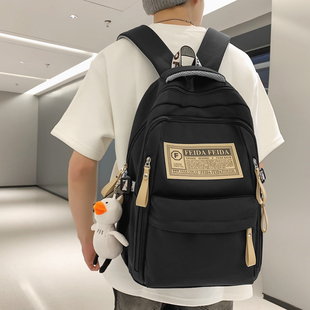 男士背包双肩旅游原创小众背包篮球包训练书包初中女生大容量耐脏