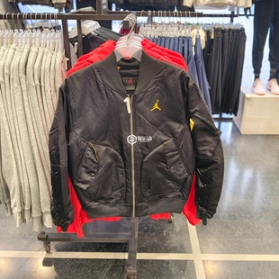 Nike/耐克Air Jordan MA-1黑色飞行员运动防风夹克外套CZ1191-010