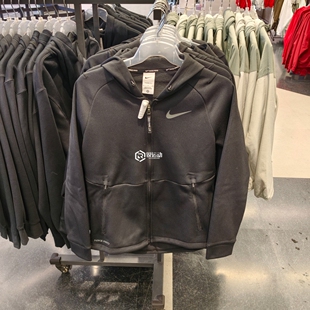 Nike/耐克PRO THERMA-FIT男加绒运动训练速干透气连帽外套DD2125