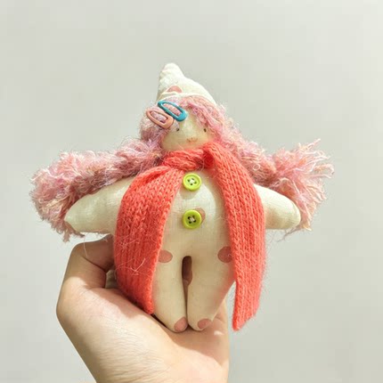 手工毛绒玩具治愈系玩偶娃娃摆件朋友生日礼物送闺蜜装饰包包挂饰