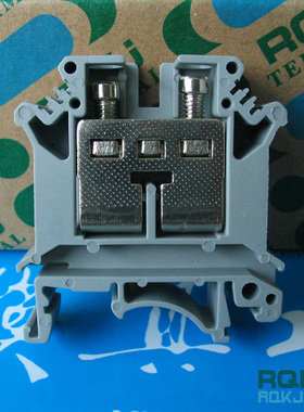 【瑞奇品牌直销】RJ1/UIK16N-GL/16平方/铜件钢螺/V0阻燃接线端子