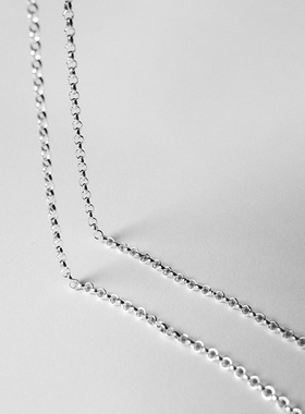 ysxl04银饰项链简约基础锁骨大小