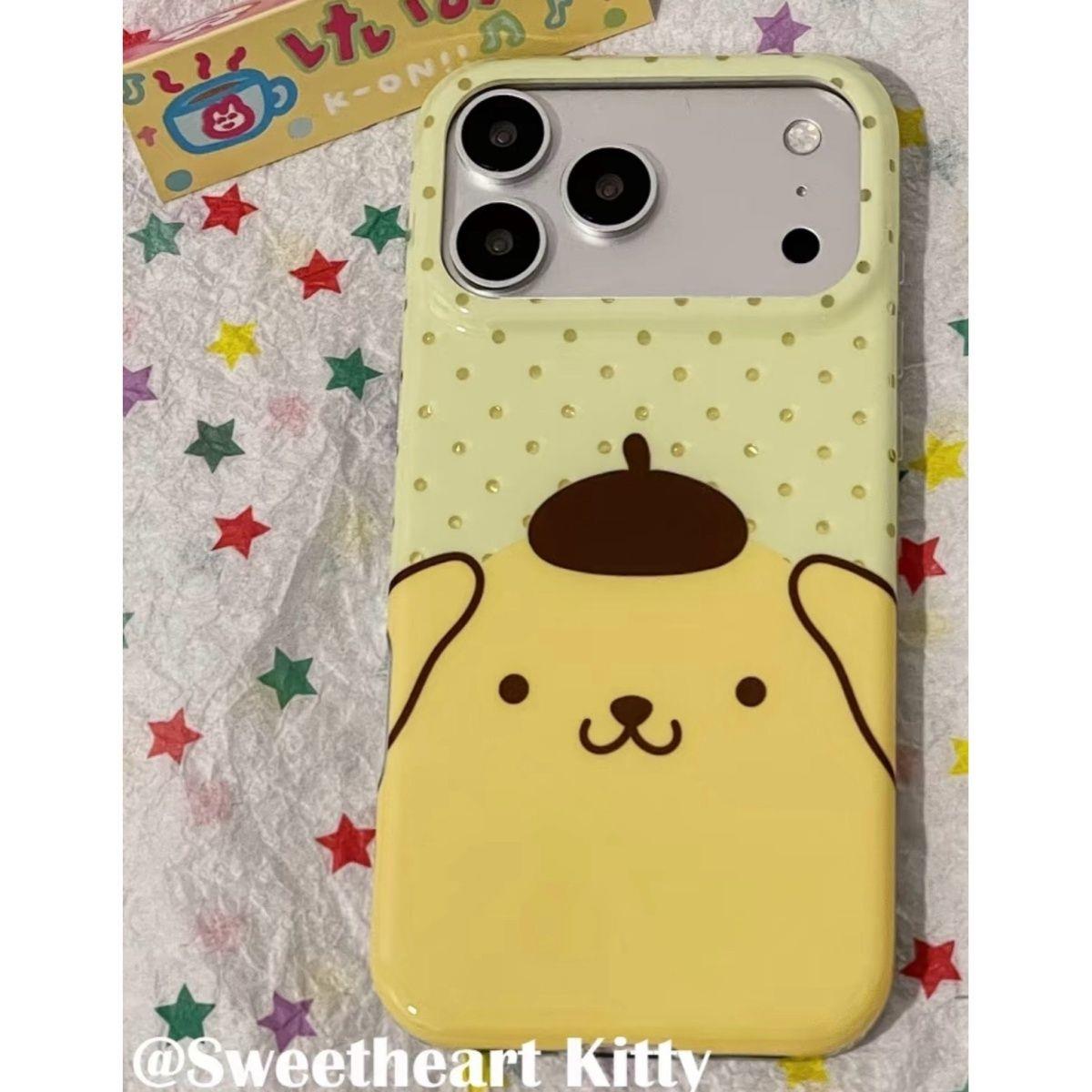 双层波点布丁狗适用于iPhone17古早可爱风16pro手机壳15pro少女心