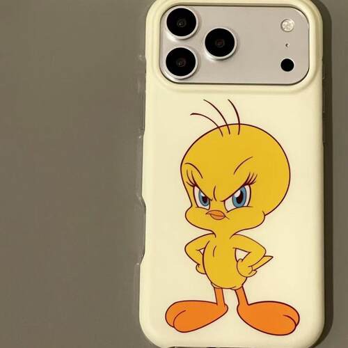 可爱卡通生气叉腰崔迪鸟适用苹果17iPhone手机壳防摔双层16防摔防水16iPhone动漫手机保护套新潮