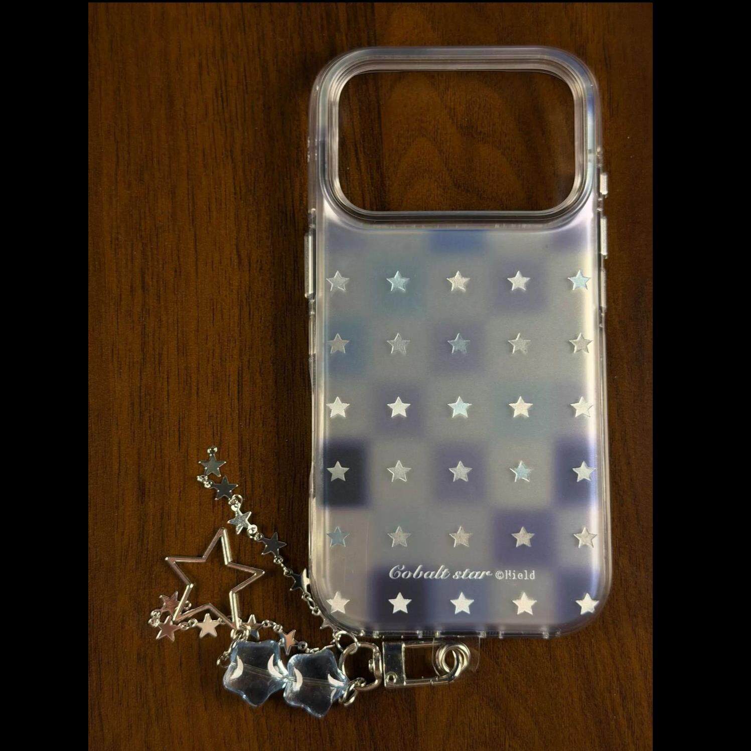 韩系ins高级蓝黄宫格小星星适用iPhone18promax手机壳苹果17promax女款16promax新款16pro手机套防摔软边