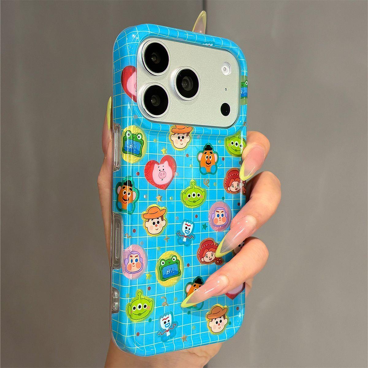 卡通鎏金玩具总动员适用苹果17promax手机壳iphone17pro新款16pro网红超火15pro超好看独特17全包防摔保护套