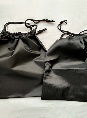 牛津防水束口袋 牛津布袋抽绳袋黑色涤纶布袋体育用品跳绳收纳袋