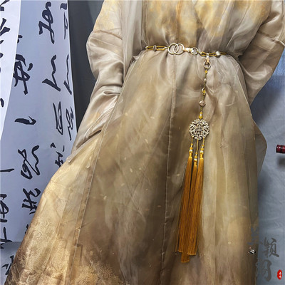 腰绳系带宫绦汉服原创