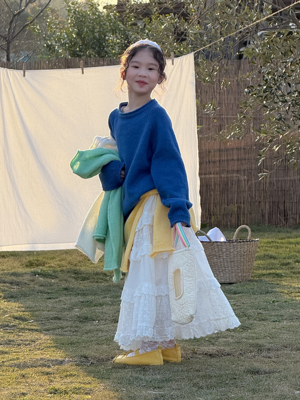 女童2025新款洋气时髦克莱因毛衣/针织衫