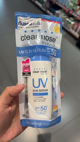 泰国711正品Clear Nose防晒霜clearnose正装80g小样spf50++++