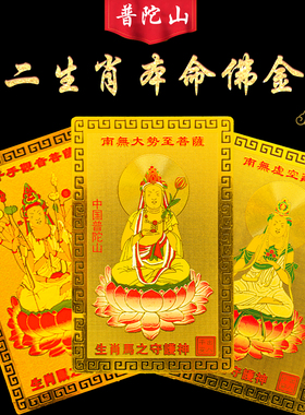 普陀山2026护身符马鼠牛兔太岁本命年大日如来千手观音菩萨平安符