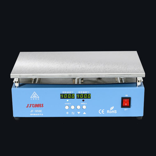 200*360LED灯珠维修双数显加热台BGA植球恒温铝基板加热平台 956E