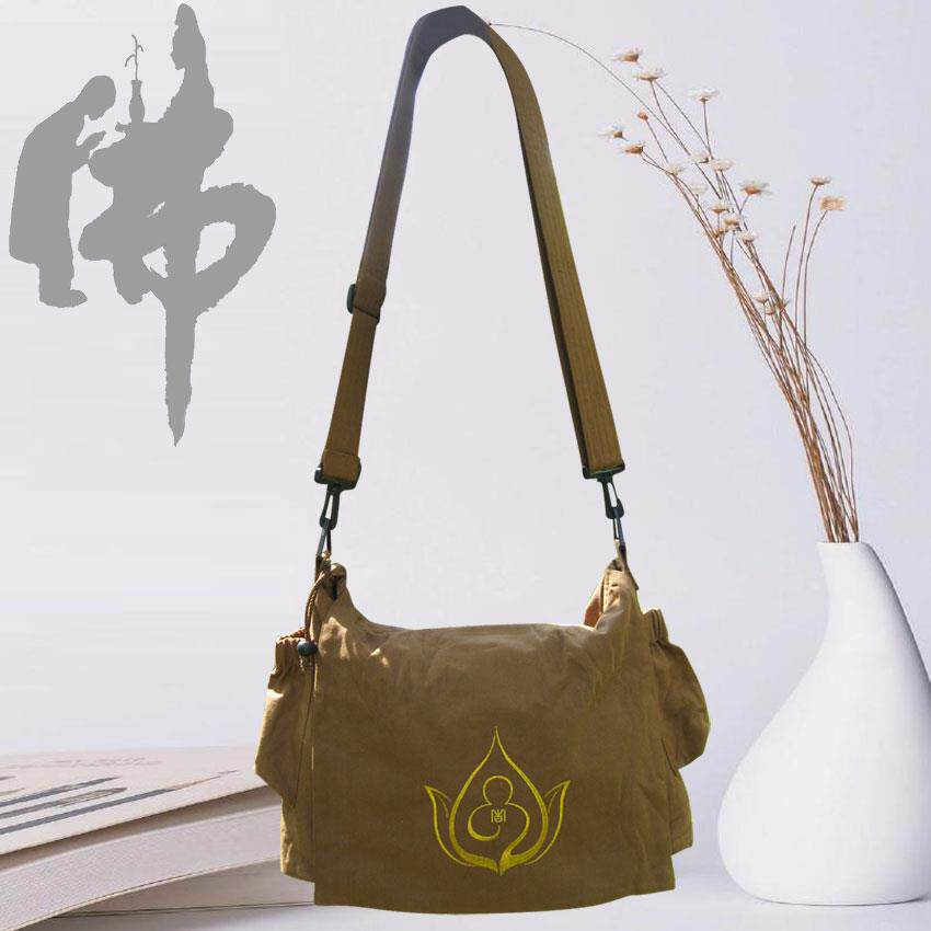 禅修佛具用品僧服僧包僧袋禅修袋居士袋罗汉袋了尘帆布双用僧包