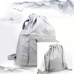 僧包帆布结实双肩包居士拜佛礼佛大背包朝山袋香袋禅修包男女同款