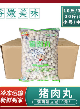 整箱潮汕猪肉丸幸乐猪肉丸30斤