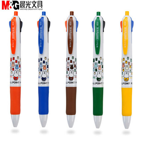 晨光四色圆珠笔油笔80307多功能