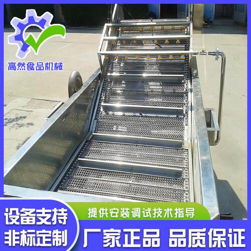 荠菜清洗机全自动荠菜清洗机设备商用全自动蔬菜清洗机设备