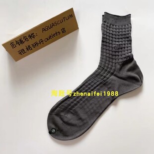 雅格狮丹袜子男夏季薄款中筒袜丝光棉透气男丝袜纯色吸湿排汗男袜