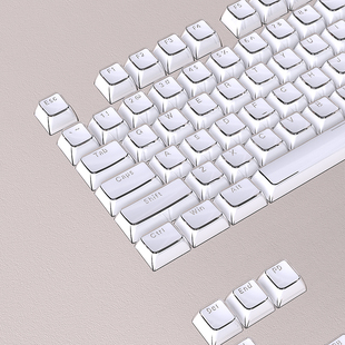 果冻双层透明PC键帽OEM高度个性字符透光wooting机械键盘磁轴