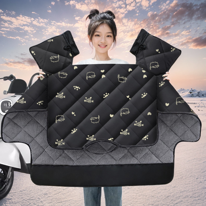 小牛MQiL电动车挡风被冬季加绒款